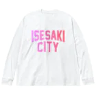 JIMOTO Wear Local Japanの伊勢崎市 ISESAKI CITY ビッグシルエットロングスリーブTシャツ