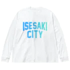 JIMOTO Wear Local Japanの伊勢崎市 ISESAKI CITY Big Long Sleeve T-Shirt