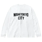 JIMOTO Wear Local Japanの西東京市 NISHI TOKYO CITY ビッグシルエットロングスリーブTシャツ