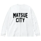 JIMOTO Wear Local Japanの松江市 MATSUE CITY ビッグシルエットロングスリーブTシャツ