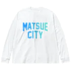 JIMOTOE Wear Local Japanの松江市 MATSUE CITY ビッグシルエットロングスリーブTシャツ