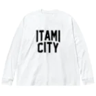 JIMOTO Wear Local Japanの伊丹市 ITAMI CITY ビッグシルエットロングスリーブTシャツ