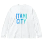 JIMOTOE Wear Local Japanの伊丹市 ITAMI CITY Big Long Sleeve T-Shirt