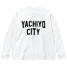 JIMOTOE Wear Local Japanの八千代市 YACHIYO CITY ビッグシルエットロングスリーブTシャツ