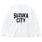 JIMOTO Wear Local Japanの鈴鹿市 SUZUKA CITY ビッグシルエットロングスリーブTシャツ