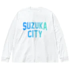 JIMOTO Wear Local Japanの鈴鹿市 SUZUKA CITY Big Long Sleeve T-Shirt