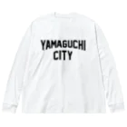 JIMOTOE Wear Local Japanの山口市 YAMAGUCHI CITY Big Long Sleeve T-Shirt