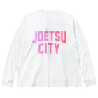 JIMOTO Wear Local Japanの上越市 JOETSU CITY ビッグシルエットロングスリーブTシャツ