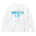 JIMOTO Wear Local Japanの岸和田市 KISHIWADA CITY ビッグシルエットロングスリーブTシャツ