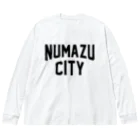 JIMOTO Wear Local Japanの沼津市 NUMAZU CITY ビッグシルエットロングスリーブTシャツ