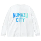 JIMOTO Wear Local Japanの沼津市 NUMAZU CITY ビッグシルエットロングスリーブTシャツ