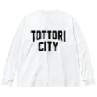 JIMOTOE Wear Local Japanの鳥取市 TOTTORI CITY Big Long Sleeve T-Shirt