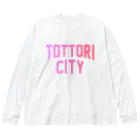 JIMOTO Wear Local Japanの鳥取市 TOTTORI CITY ビッグシルエットロングスリーブTシャツ