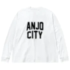 JIMOTO Wear Local Japanの安城市 ANJO CITY ビッグシルエットロングスリーブTシャツ