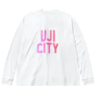 JIMOTOE Wear Local Japanの宇治市 UJI CITY Big Long Sleeve T-Shirt