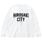 JIMOTO Wear Local Japanの弘前市 HIROSAKI CITY ビッグシルエットロングスリーブTシャツ