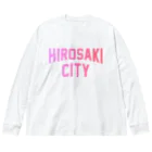 JIMOTO Wear Local Japanの弘前市 HIROSAKI CITY ビッグシルエットロングスリーブTシャツ