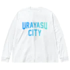 JIMOTOE Wear Local Japanの浦安市 URAYASU CITY Big Long Sleeve T-Shirt