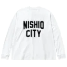 JIMOTO Wear Local Japanの西尾市 NISHIO CITY ビッグシルエットロングスリーブTシャツ