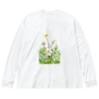 気ままに創作　よろず堂の花咲く小径①いろどり Big Long Sleeve T-Shirt