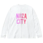 JIMOTO Wear Local Japanの新座市 NIIZA CITY ビッグシルエットロングスリーブTシャツ