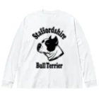 DRIPPEDのStaffordshire Bull Terrier / スタッフォードシャー・ブルテリア Big Long Sleeve T-Shirt