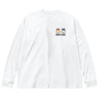 Kickn_lucky_personのハムスターの会　公式グッズ Big Long Sleeve T-Shirt