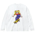 Sophie's storeのスケボー少女 ビッグシルエットロングスリーブTシャツ