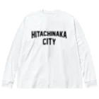 JIMOTO Wear Local Japanのひたちなか市 HITACHINAKA CITY Big Long Sleeve T-Shirt