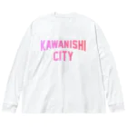 JIMOTO Wear Local Japanの川西市 KAWANISHI CITY ビッグシルエットロングスリーブTシャツ
