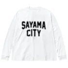 JIMOTO Wear Local Japanの狭山市 SAYAMA CITY ビッグシルエットロングスリーブTシャツ