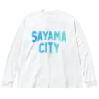 JIMOTO Wear Local Japanの狭山市 SAYAMA CITY Big Long Sleeve T-Shirt