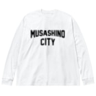 JIMOTO Wear Local Japanの武蔵野市 MUSASHINO CITY Big Long Sleeve T-Shirt