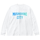 JIMOTO Wear Local Japanの武蔵野市 MUSASHINO CITY Big Long Sleeve T-Shirt