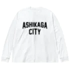 JIMOTO Wear Local Japanの足利市 ASHIKAGA CITY ビッグシルエットロングスリーブTシャツ