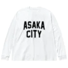 JIMOTOE Wear Local Japanの朝霞市 ASAKA CITY Big Long Sleeve T-Shirt