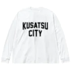 JIMOTO Wear Local Japanの草津市 KUSATSU CITY ビッグシルエットロングスリーブTシャツ