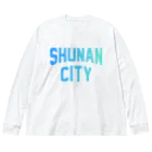 JIMOTOE Wear Local Japanの周南市 SHUNAN CITY Big Long Sleeve T-Shirt