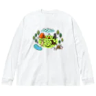 ハッピー・ラブラドールズのキャンプ大好きラブラドール Big Long Sleeve T-Shirt