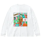 cementmilk WEBショップの毎日イラストセレクション No.002 ビッグシルエットロングスリーブTシャツ