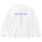 WTE STOREの西から東 ecstasy  ビッグシルエットロングスリーブTシャツ