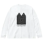 Cuiのじっと見てると… Big Long Sleeve T-Shirt