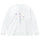 raraのゆるかわTシャツ屋さんのいろいろな細胞 Big Long Sleeve T-Shirt