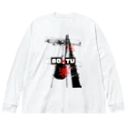 AQ-BECKのDischarge-and-charge Big Long Sleeve T-Shirt