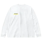 し"ょーし"のUNDER NORTH SWAMPビッグシルエットロングスリーブTシャツ（ロゴブラック） Big Long Sleeve T-Shirt