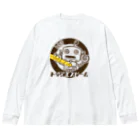 【喝っ！パどきあ。】SUZURI店舗のトリアエズビーム Big Long Sleeve T-Shirt