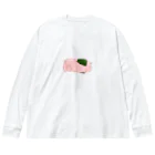 おおかみぴえろのこぶたのさくら餅 Big Long Sleeve T-Shirt