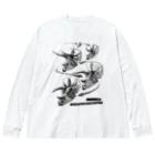 segasworksのTriceratops prorsus growth series Big Long Sleeve T-Shirt