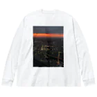 gooynnのTOKIO夜景 ビッグシルエットロングスリーブTシャツ