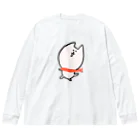 けちゃっぷごはんのお店のマフラーねこ Big Long Sleeve T-Shirt